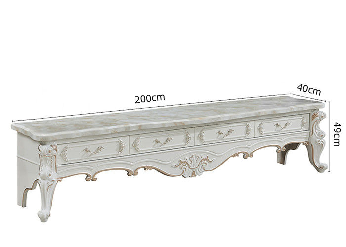 220cmx40cmx49cm โต๊ะหินอ่อนและทีวี TV