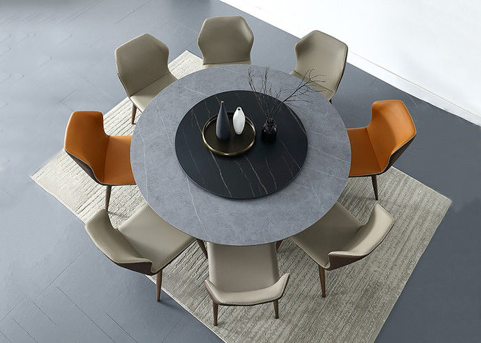 Rock Slab Light Luxury Home Furniture โต๊ะรับประทานอาหาร