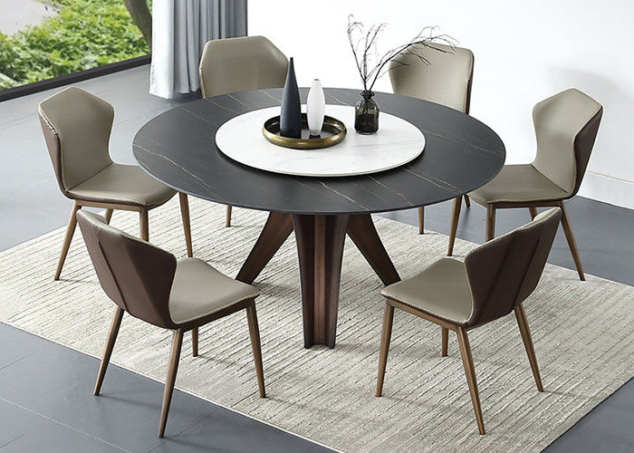 Rock Slab Light Luxury Home Furniture โต๊ะรับประทานอาหาร
